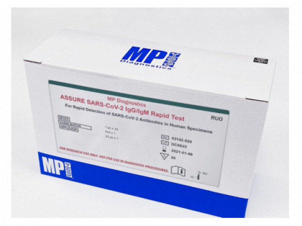 ASSURE® SARS-CoV-2 IgG/IgM Rapid Test (RUO)